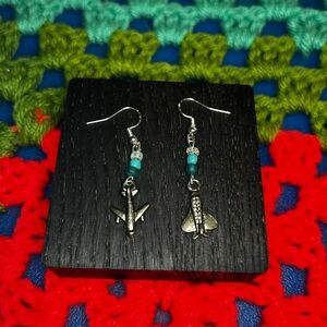 “Taking Flight” Beaded Dangle Earrings